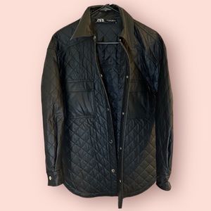 Zara Faux leather jacket ♥️ amazing condition!